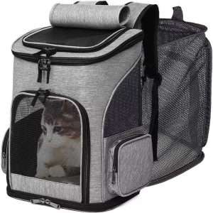 Cataro expandable cat backpack carrier