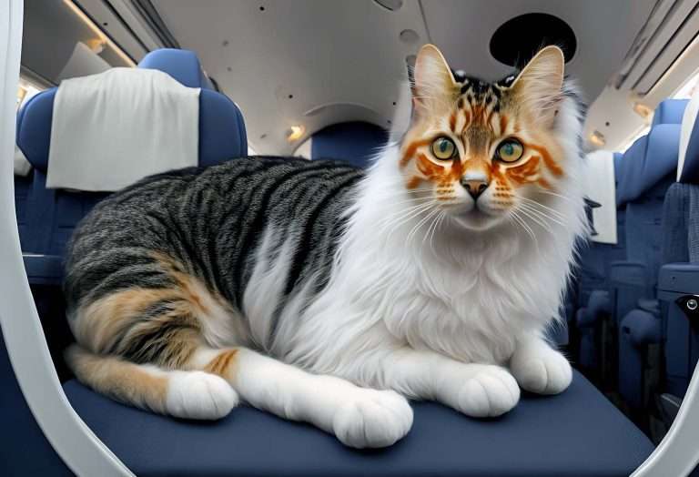 Flying with cats in cabin
