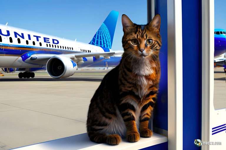 United Airlines cat travel