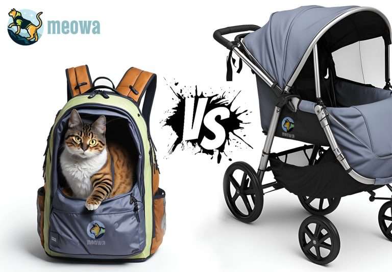 Cat Backpack vs Stroller