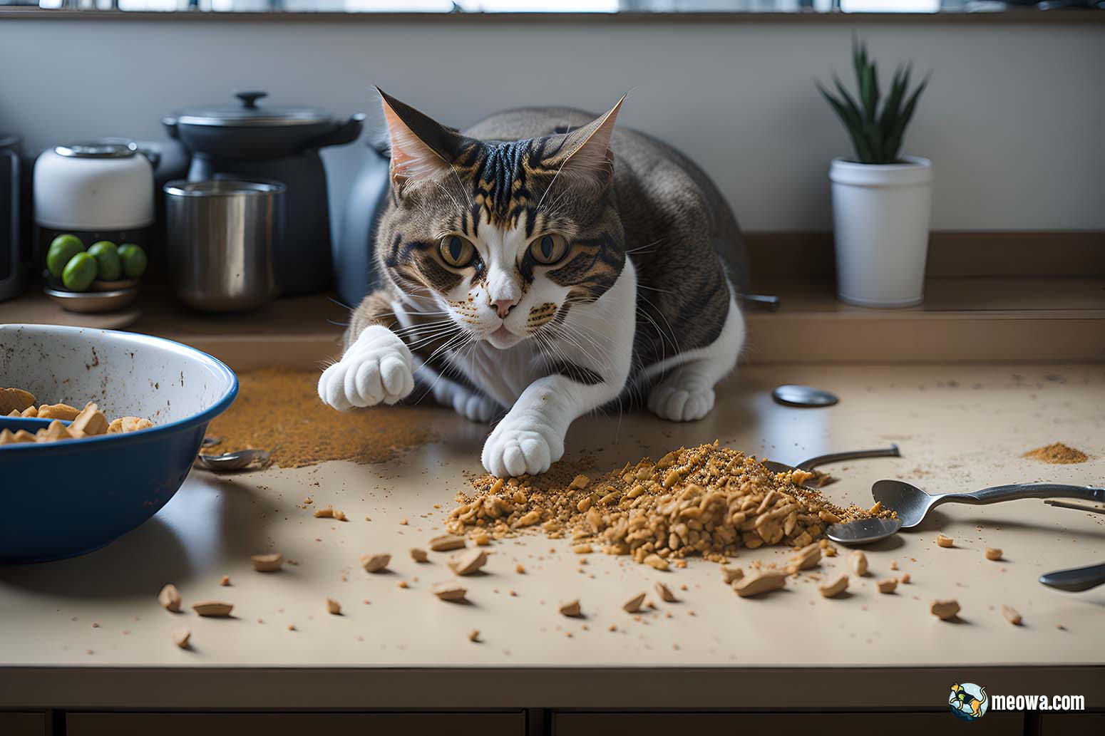 Cat proof shop kitchen