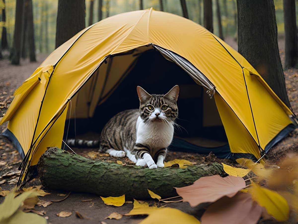 Adventure tent for outlet cats