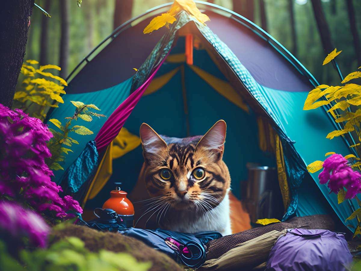 Cat shop camping accessories