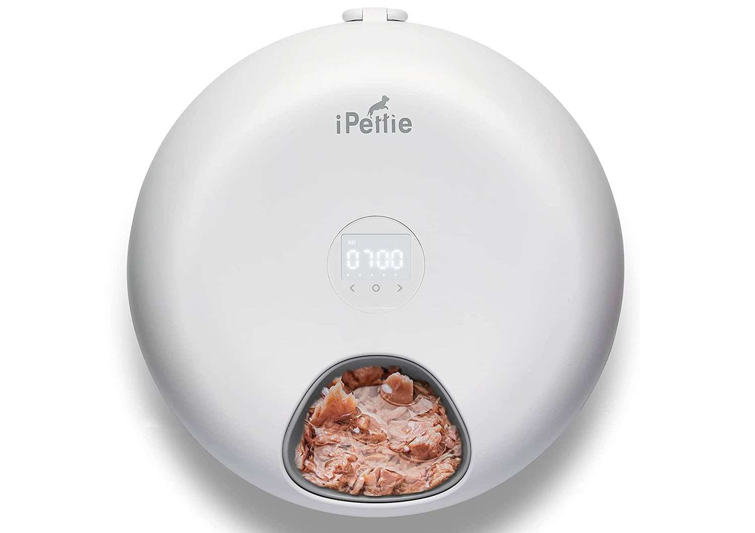 ipettie donuts frost 6 meal cordless dry wet automatic cat feeder