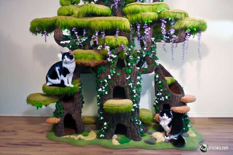 Cat trees that look like real trees